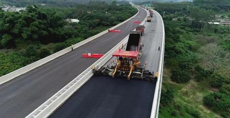 國慶不停工，大潮高速潮州段沖刺10月底路面工程完工